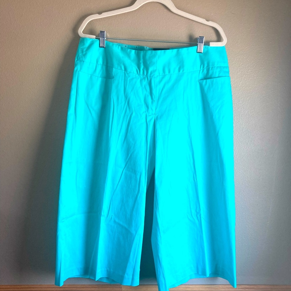Brand new with tags! Capri pants by George. Size 16. Aqua color
